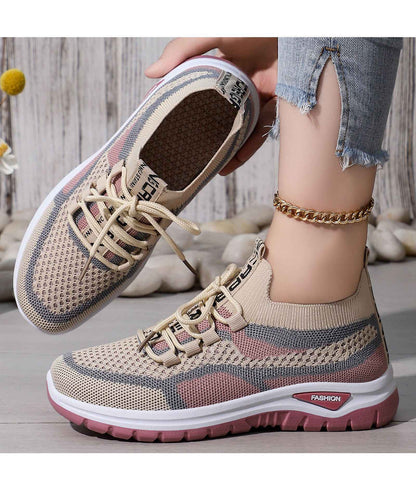 Women Sneakers 2025 New Spring Autumn Brand Luxury Vulcanize Shoes Casual Footwear Zapatillas Mujer Light Flat Breathable Shoes
