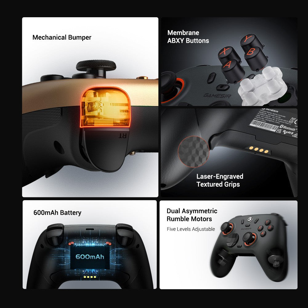 GameSir Nova 2 Lite Multi-Platform Wireless Game Controller for Switch, PC, Android and iOS