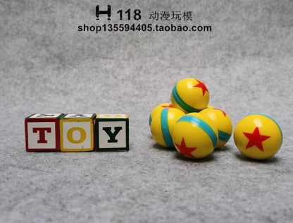 2.5cm Toy Story Mini Bola Elástica de Pu Desenho Animado Pixar Bola para Bater Infantil Brinquedo Bola do Andy Presente Surpresa de Aniversário