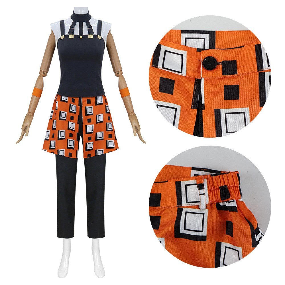 Narancia Ghirga Cosplay Anime Aero Smith Costume Wig