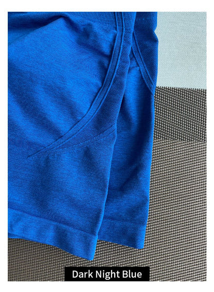 TKITK Seamless Tight shorts Gym shorts Womens Workout Yoga shorts  Soft High Waist Outfits Fitness Sports Wear