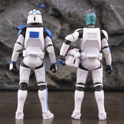 Star Wars 501st Legion ARF ARC Trooper Jesse Hardcase Commander Bane Denal Tup Dogma Boneco de Ação 6" Fase 2 Rex Team Clone Brinquedo