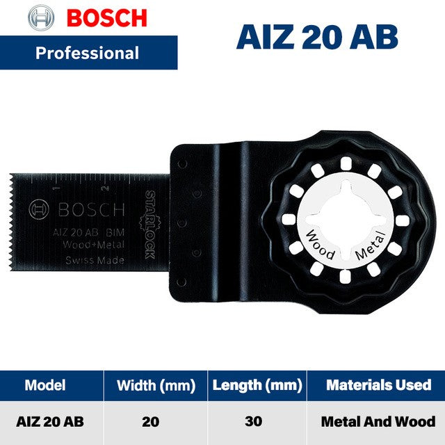 Acessórios para Máquina de Corte Multifuncional Bosch STARLOCK Acessórios Gerais para Marcenaria, Ranhura e Perfuração Série Bosch GOP