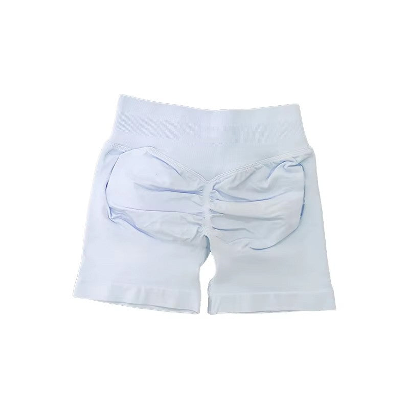 Impact Shorts with Logo Women Seamless Yoga Shorts Scrunch Bum Gym Shorts Workout Biker Short Fitness