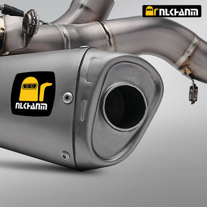 For Panigale V4 Streetfighter V4 V4S Motorcycle Exhaust Escape System Slip On Link Pipe Carbon fiber cover muffler 2018-2024