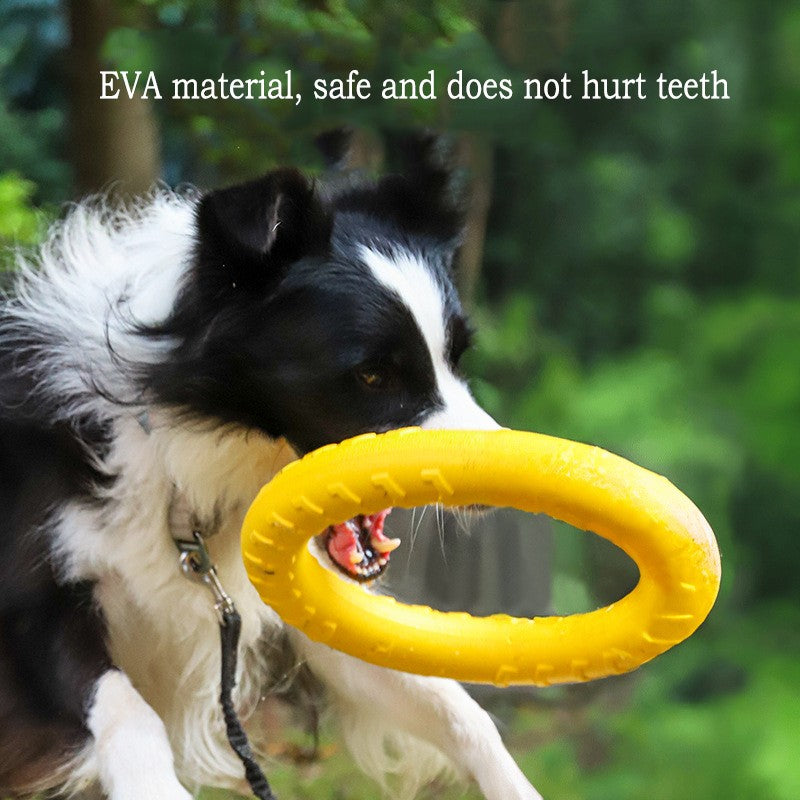 Brinquedos Duráveis de EVA para Cães 4 Peças Disco Voador + Bola + Corda para Puxar para Filhotes e Cães Adultos Conjunto Anti-Mordida para Limpeza dos Dentes?2024 Mais Vendido?