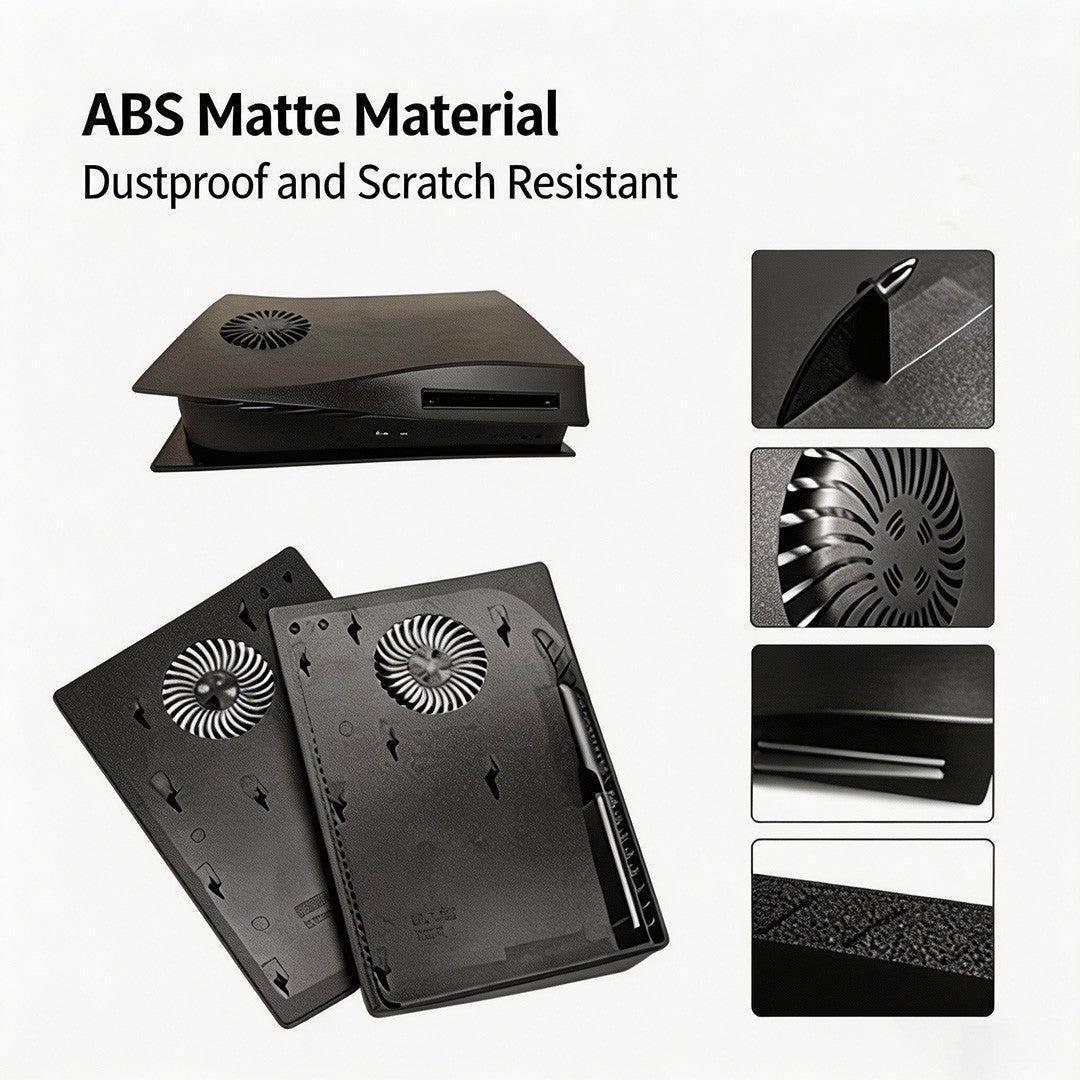 For PS5 Console Disc Edition Replacement Faceplate Protective Shell Panel with Cooling Vents Cover For Playstion 5 Disc Version
