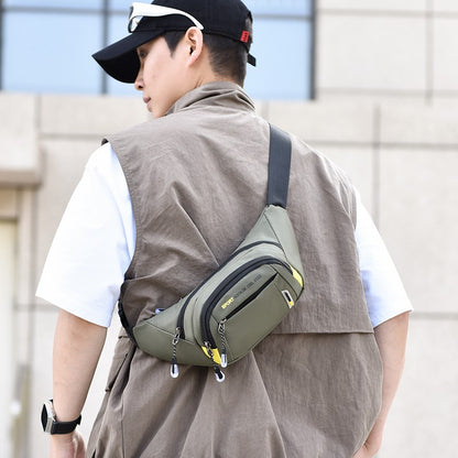 Unisex Mobile Waist Bag - Large Capacity, Water-Resistant, Durable for Work & Travel, Fashion Crossbody Pack Sports Bag