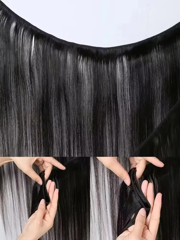 Cabelo Humano Liso de 26 28 30 Polegadas, Pacotes de Cabelo Virgem Brasileiro Remy Cru, Trama de Extensão 100% Não Processada, Preto Natural para Mulheres