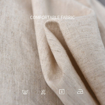 Men's Cotton-Linen Long Sleeve Shirt – Lightweight, Breathable, Vintage-Inspired Business Casual Shirt for Spring/Summer Fashion