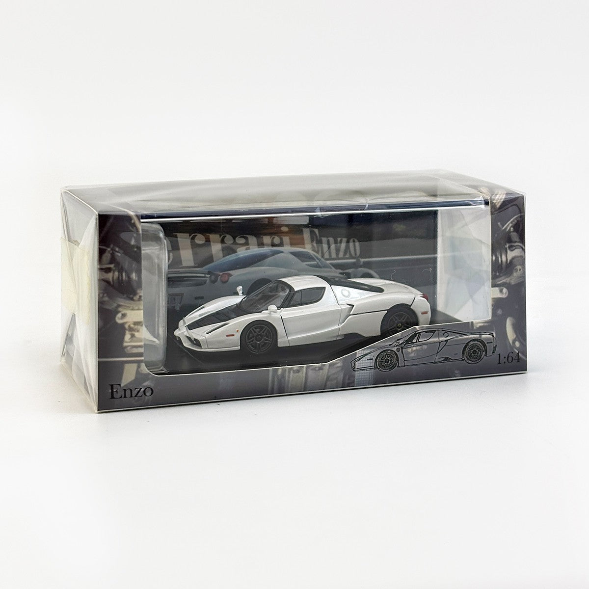 Rei Modelo 1:64 Edição Enzo Figura Simulação Liga Abre-Tampa Miniatura Die-Cast Carro Modelo Personalizado Brinquedos Presente Ornamento Colecionável