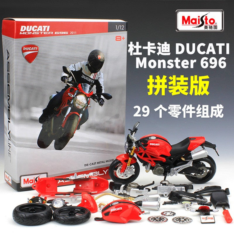 Maisto 1:12 BMW S1000RR HONDA CBR 600 RR 1000 RR KTM 690 Duke YAMAHA YZ450F Assemble DIY Motorcycle Bike Model Toy New In Box