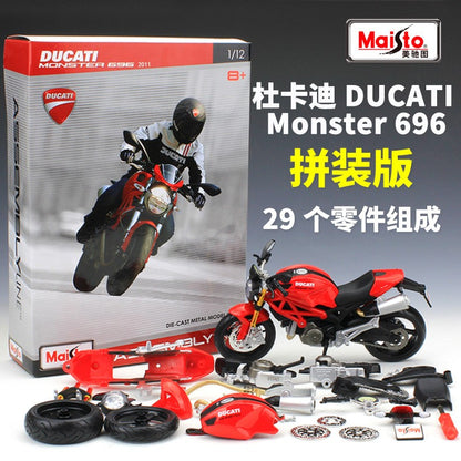 Maisto 1:12 BMW S1000RR HONDA CBR 600 RR 1000 RR KTM 690 Duke YAMAHA YZ450F Assemble DIY Motorcycle Bike Model Toy New In Box