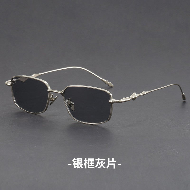Óculos de Sol Retangulares Pequenos Femininos com Armação Fina, Óculos Anti-Luz Azul, Armações de Óculos Modernas, Óculos Vintage UV400 Gafas De Sol