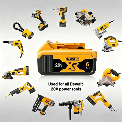 Kit de Furadeira/Parafusadeira a Bateria DEWALT DCD805 Brushless com Bateria 20V 6Ah e Carregador, Conjunto de Ferramentas Elétricas de Alta Performance
