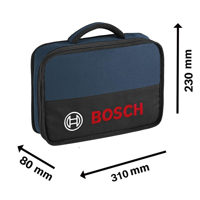 Bolsa de Ferramentas BOSCH para Armazenamento, Manutenção Portátil, Lona Espessa, Robusta, Durável, Kit Eletricista