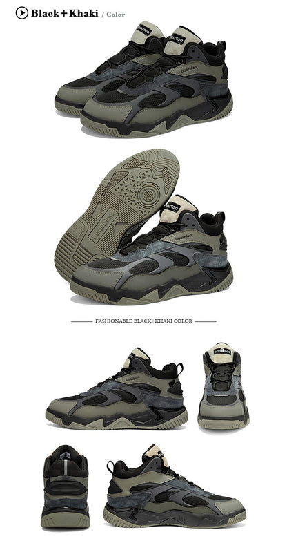 Baasploa New Men's Shoes Outdoors Walking Sneakers Waterproof Shoes Comfort Tenis for Men Non-Slip