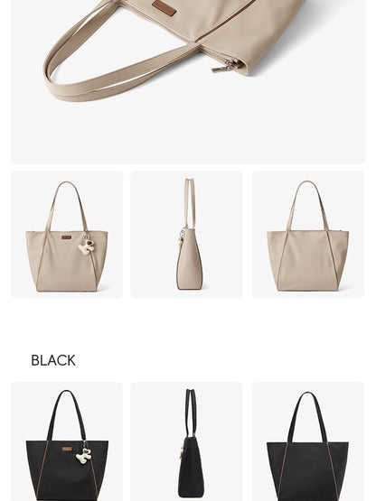 LEFF Luxury Women's Tote Bag Crossbody Bag High End Large Capacity Shoulder Bags Nylon Waterproof Commuting Bag Outdoor Bags