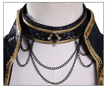 Black Golden Rumi Zoey Mira Cosplay Cosplay Costume Wig Women Suit Halloween Party Role Playing Outfit