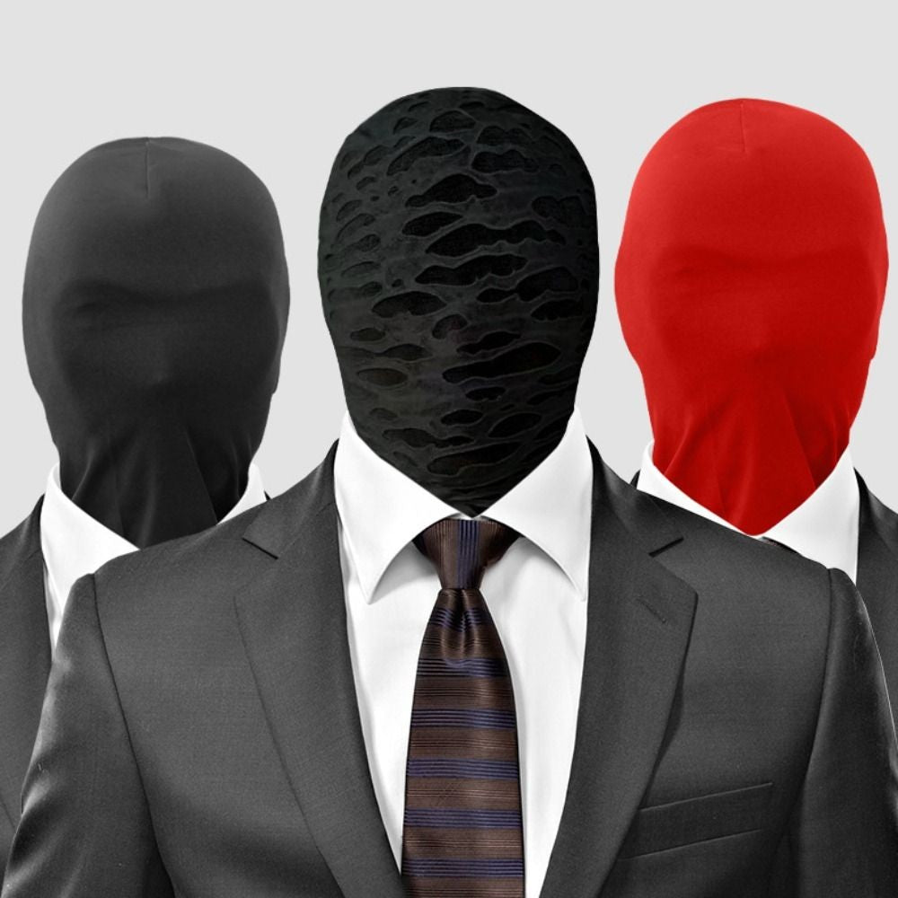 2pcs New Black Cosplay Full Mask Breathable Thin Hood Cosplay Prop Halloween Costumes Party Decoration Cosplay Head Cover
