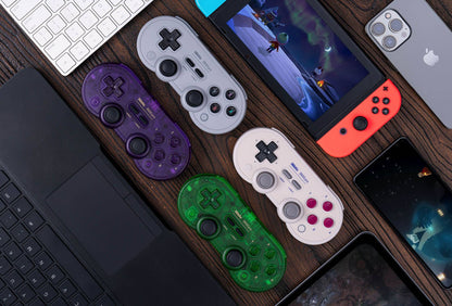 8Bitdo SN30 Pro Bluetooth Gamepad Controller With Hall Effect Joystick For Nintend Switch 2MacOS Android PC SteamoS Raspberry Pi