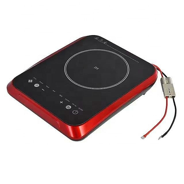 Electric Heaters Touch Button Solar 24 Volt 48v Induction Cooker High Efficiency 12v Cooking Stove for Car Outdoor Home  Camping