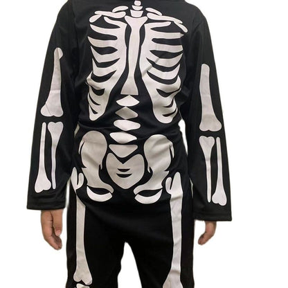 Boy Scary Zombie Cosplay Costumes Skeleton Skull Costume Suit Halloween Costume girl Carnival Party Dress Up Jumpsuits And Mask