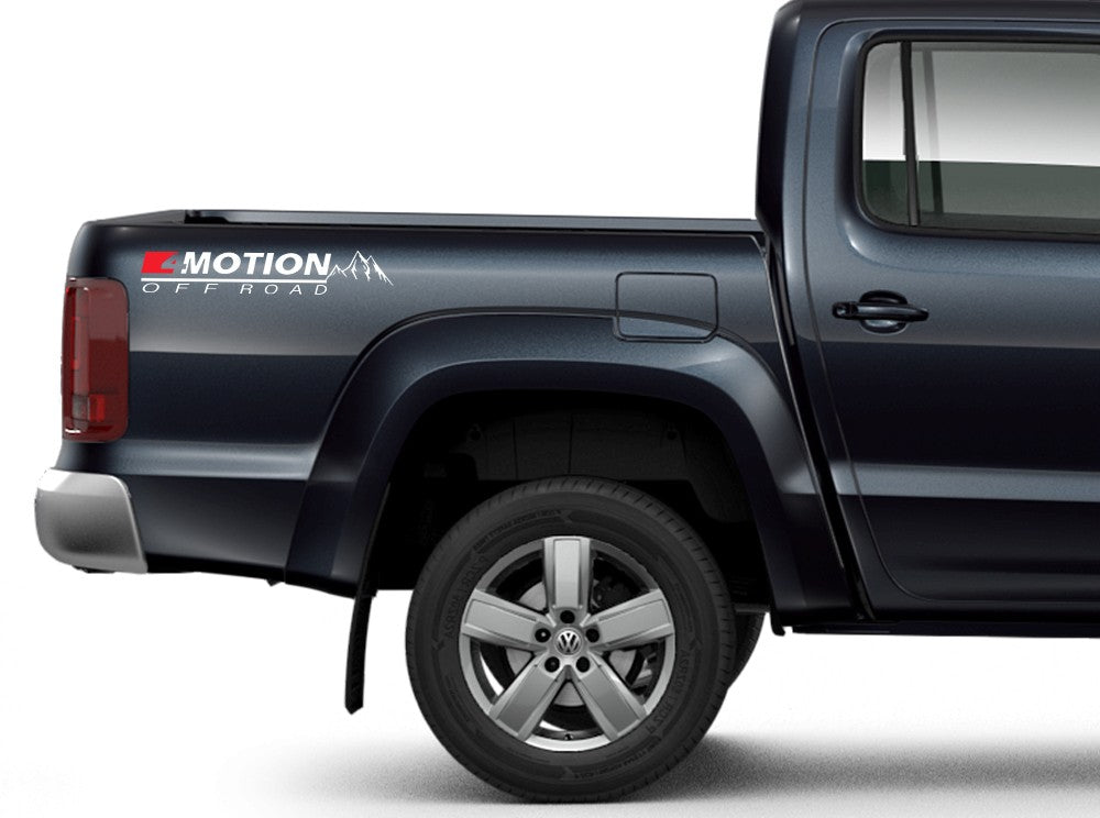 Car Sticker For Volkswagen VW Amarok V6 4Motion Tdi Pickup Body Side Off Road Decor Decal Truck Vinyl Cover Auto Accessories