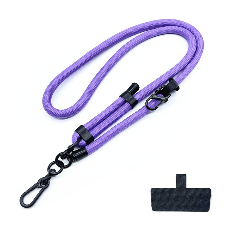 Cordão de Telefone Ajustável 1 Cm de Diâmetro Capa Universal Externa Transversal Ombro Cartão Corda de Pescoço Clipe Alça de Pulso Anti-perda
