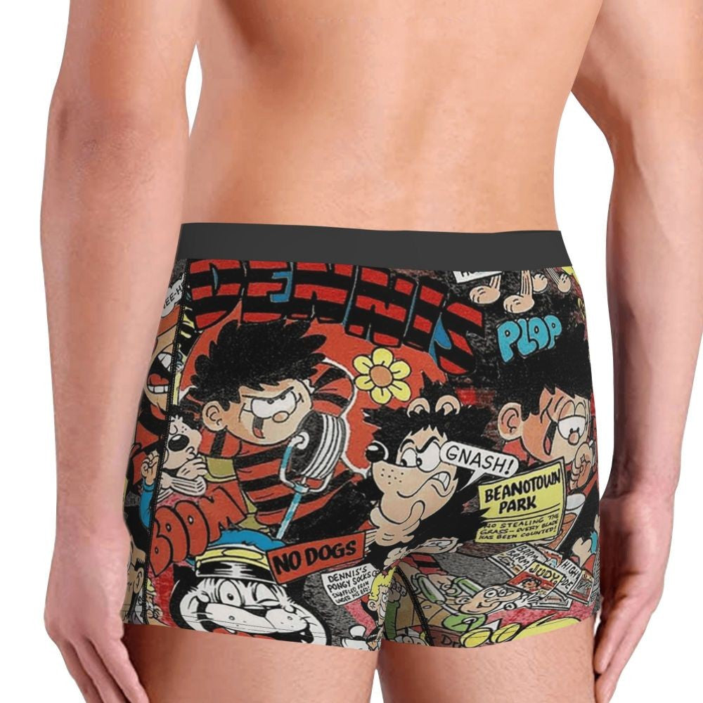 Boxer Underpants Shorts Beano 2 Panties Male Breathable Underwear for Homme Man Boyfriend Gift