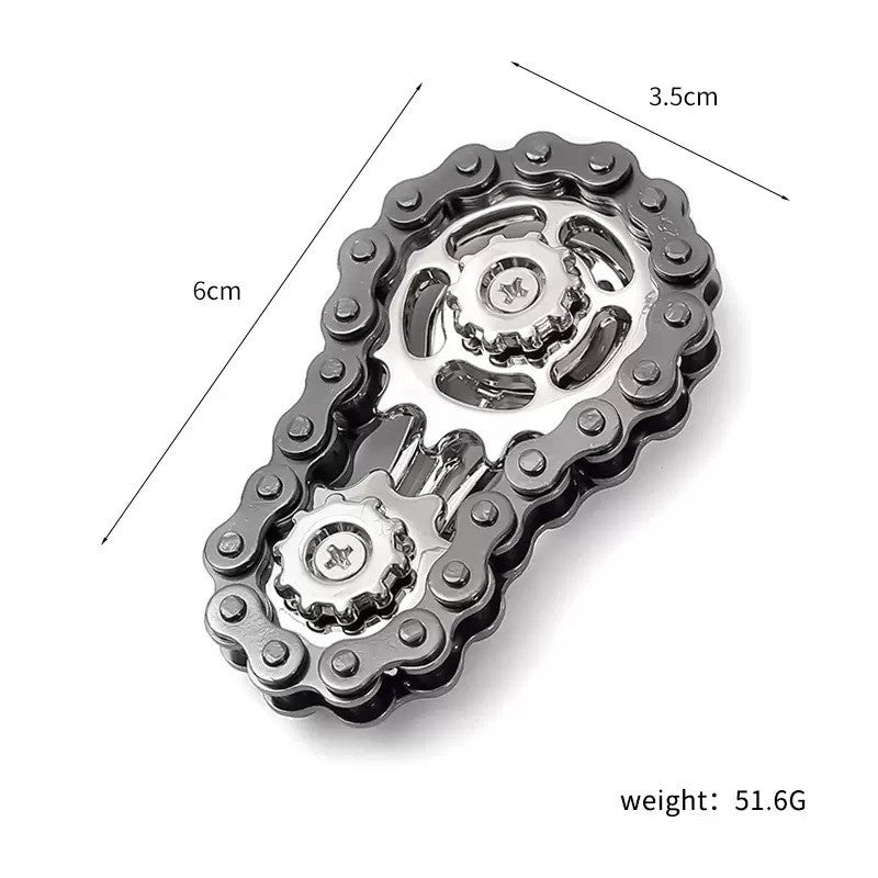 Metal Fidget Spinner Brinquedo de Escritório para Alívio do Estresse Engrenagens Girador de Mão para Adultos decoração de mesa decoração para casa Aliviar o estresse relaxar