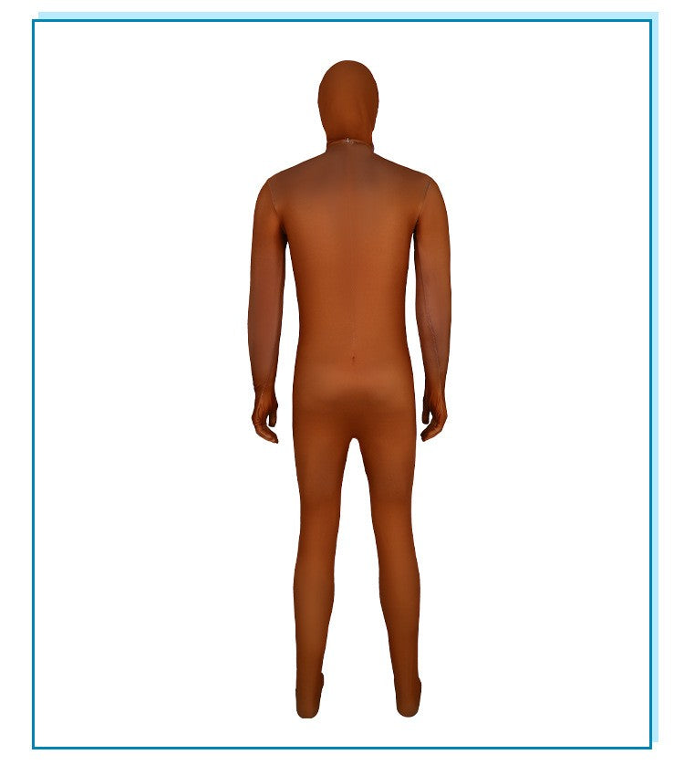 Tung Tung Tung Sahur Adult Cosplay  Cartoon Jumpsuit Bodysuit Halloween Carnival Party Costume