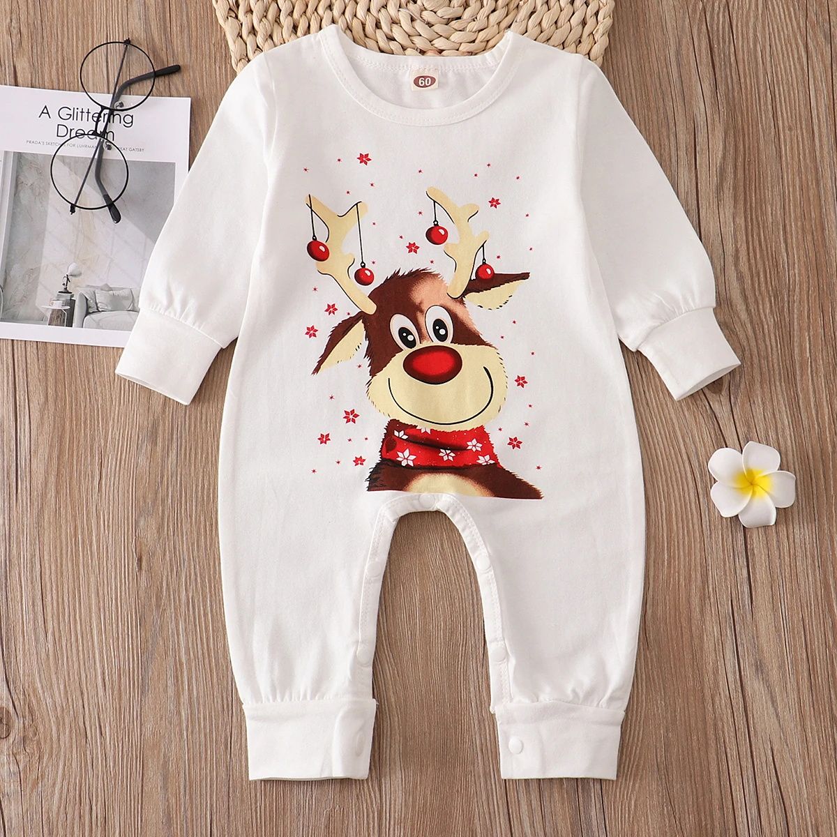 Christmas Pajamas Family Matching Outfits Sets Adult And Kids Clothes Deer Xmas Sleepwear Sets Newborn Baby Boy Girl Jumpsuit