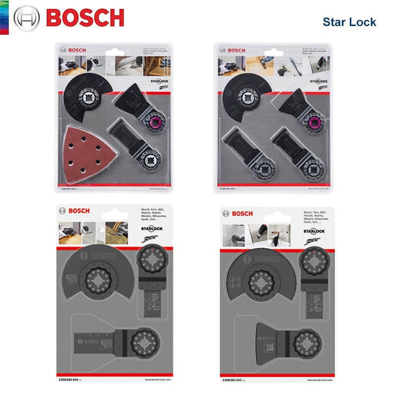 Lâmina de serra oscilante Bosch Starlock, conjunto de acessórios de lâminas de ferramentas multiuso oscilantes para ferramentas elétricas renovadoras da série Bosch Gop
