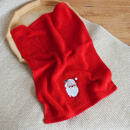 Christmas towels and bath towels, Christmas red towel and bath towel set, Merry Christmas bathroom supplies, Christmas gifts