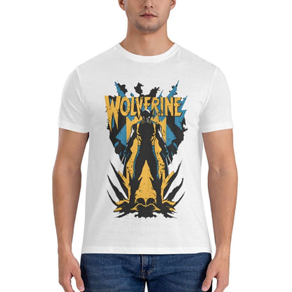 Wolverine Unleashed Men's T Shirts Deadpool And Wolverine Leisure Tee Shirt Short Sleeve Crew Neck T-Shirts Pure Cotton New