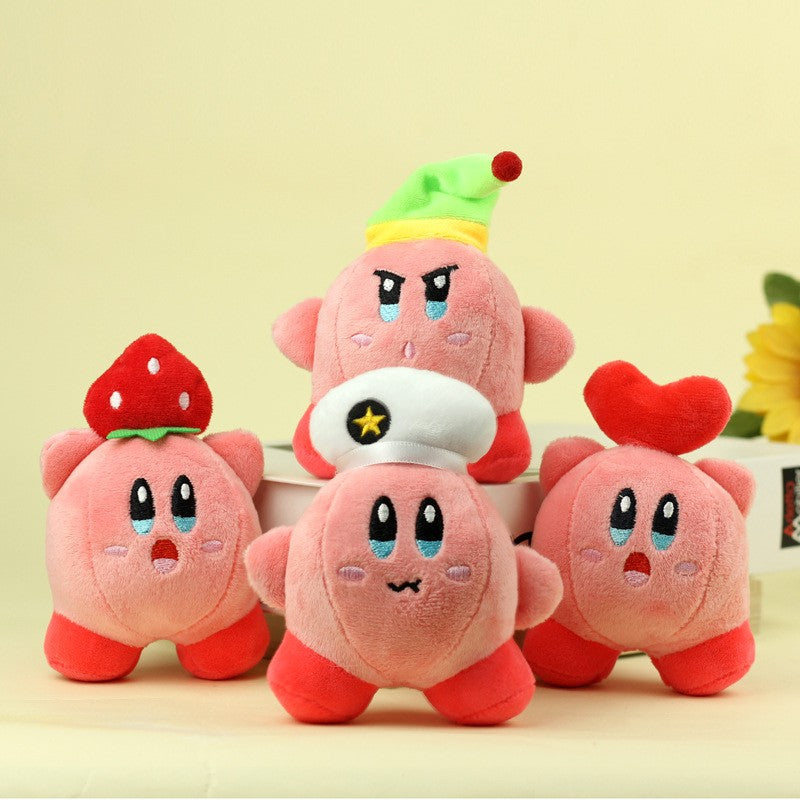 Atacado 24pcs/lote Quente 4 polegadas anime monstro rosa de pelúcia pedantes Os doze signos do zodíaco chinês bonecas encantos de bolsa chaveiro presentes