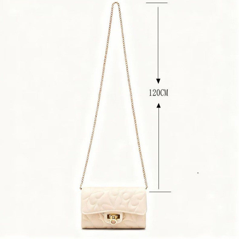 Women's Fashionable Casual Embroidered Butterfly Pattern Shoulder/crossbody Chain Small Square Bag, Mini Clutch