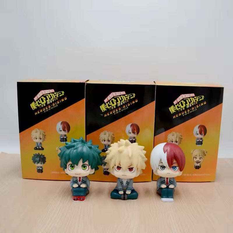 LookUp My Hero Academia Midoriya Izuku Boneco de Anime Boku no Hero Academia Bakugo Katsuki/Todoroki Shoto Bonecos de Ação Brinquedos Presentes