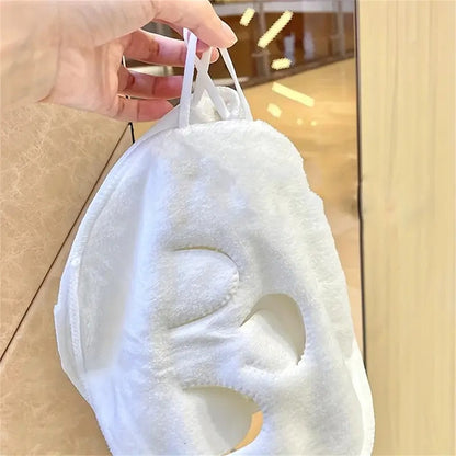 Hot Compress Face Towel Masks Reusable Facial Steamer Towel For Hot Cold Skin Care Sooth Moisturizing Beauty Tool For Home Salon
