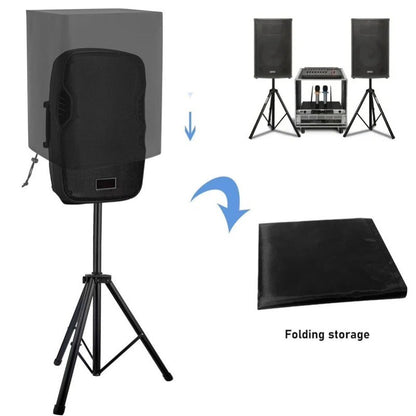 Capas Impermeáveis para Caixas de Som, Proteção à Prova de Poeira em Tecido Oxford 210D para Sistemas de Áudio Internos e Externos e Home Theater