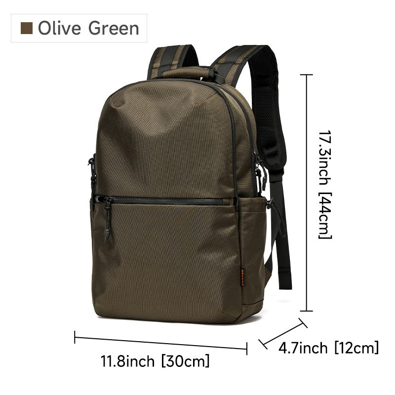 Simple Style Waterproof Large Capacity Men Travel Backpack Black Brown Outdoors Knapsack 16 Inch Laptop Teenagers School Bag