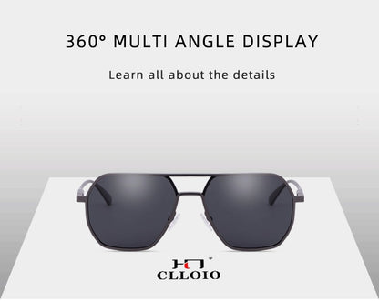 CLLOIO New Fashion Aluminum Photochromic Sunglasses Men Women Polarized Sun Glasses Chameleon Anti-glare Driving Oculos de sol