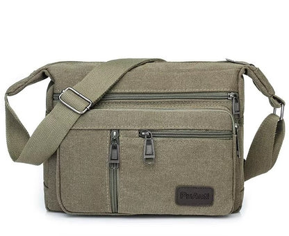 Men Canvas Shoulder Bags Casual Tote Travel Men's Crossbody Bag Luxury Messenger Bags Fashion High Quality Handbag