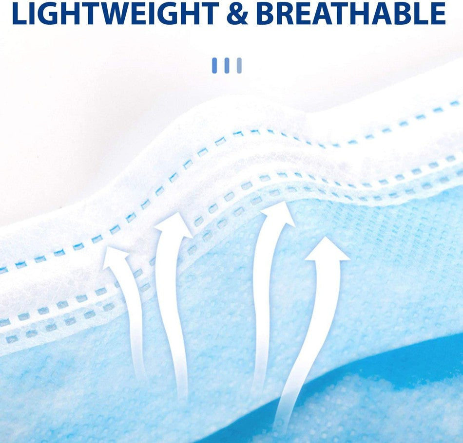 Pink Black Disposable Non-woven 3-layer Face Mask Breathable Mask With Elastic Earband Breathable Adult Mouth Mask