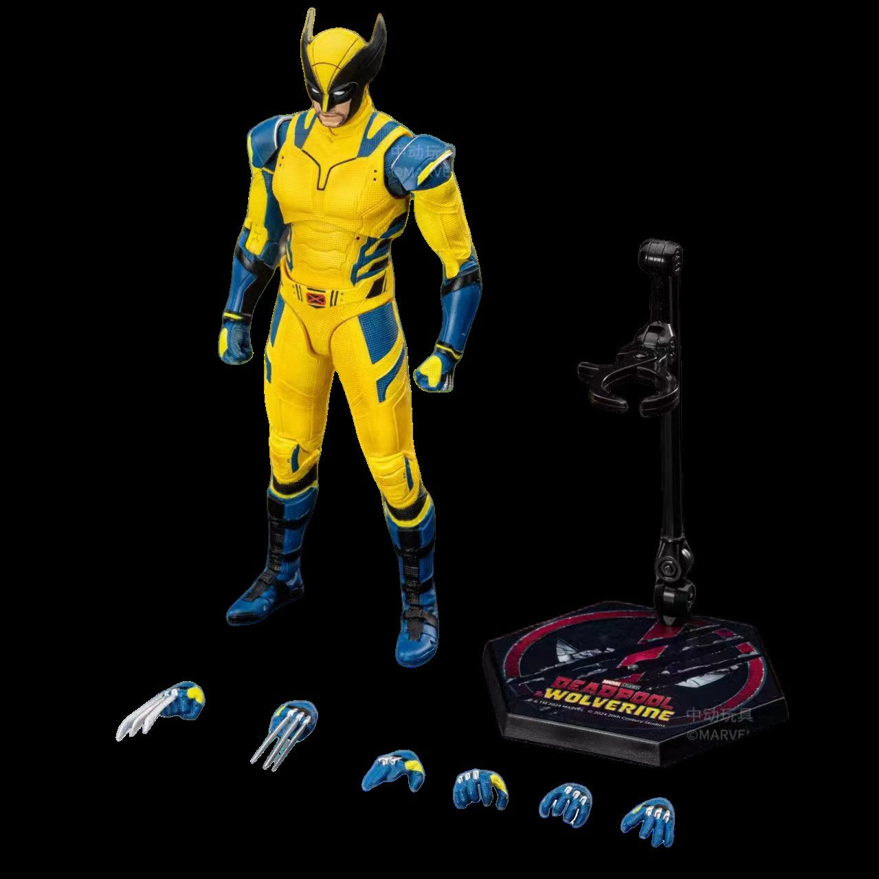 ZD Toys Deadpool & Wolverine Bonecos de Ação Deadpool na Caixa Wolverine Coleção Bonecos de Ação Adultos Brinquedo Infantil