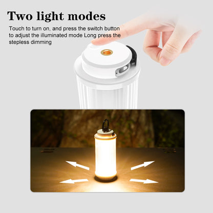 NEW Transparent 38 Explore USB Rechargeable Flashlight Mini LED Camping Lantern with Magnetic Base 3000mAh Battery Outdoor Light