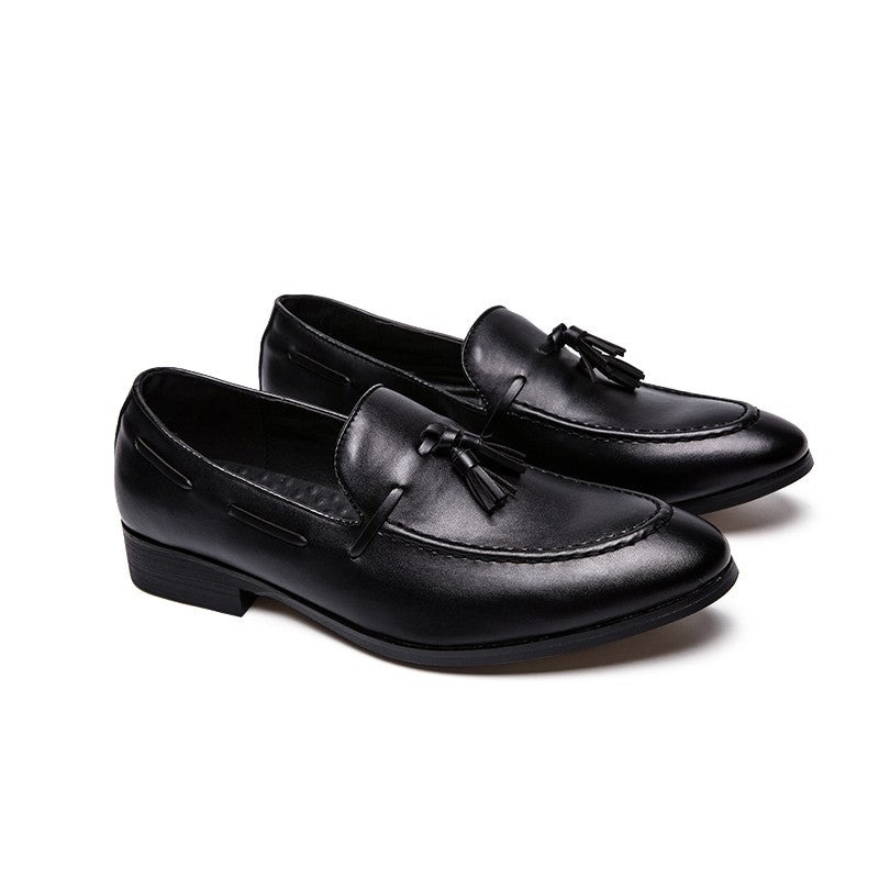 Social Shoe Male High Quality Formal Leather Shoes Men Casual Tassels Business Loafers For Man Dress Shoes Comfortable