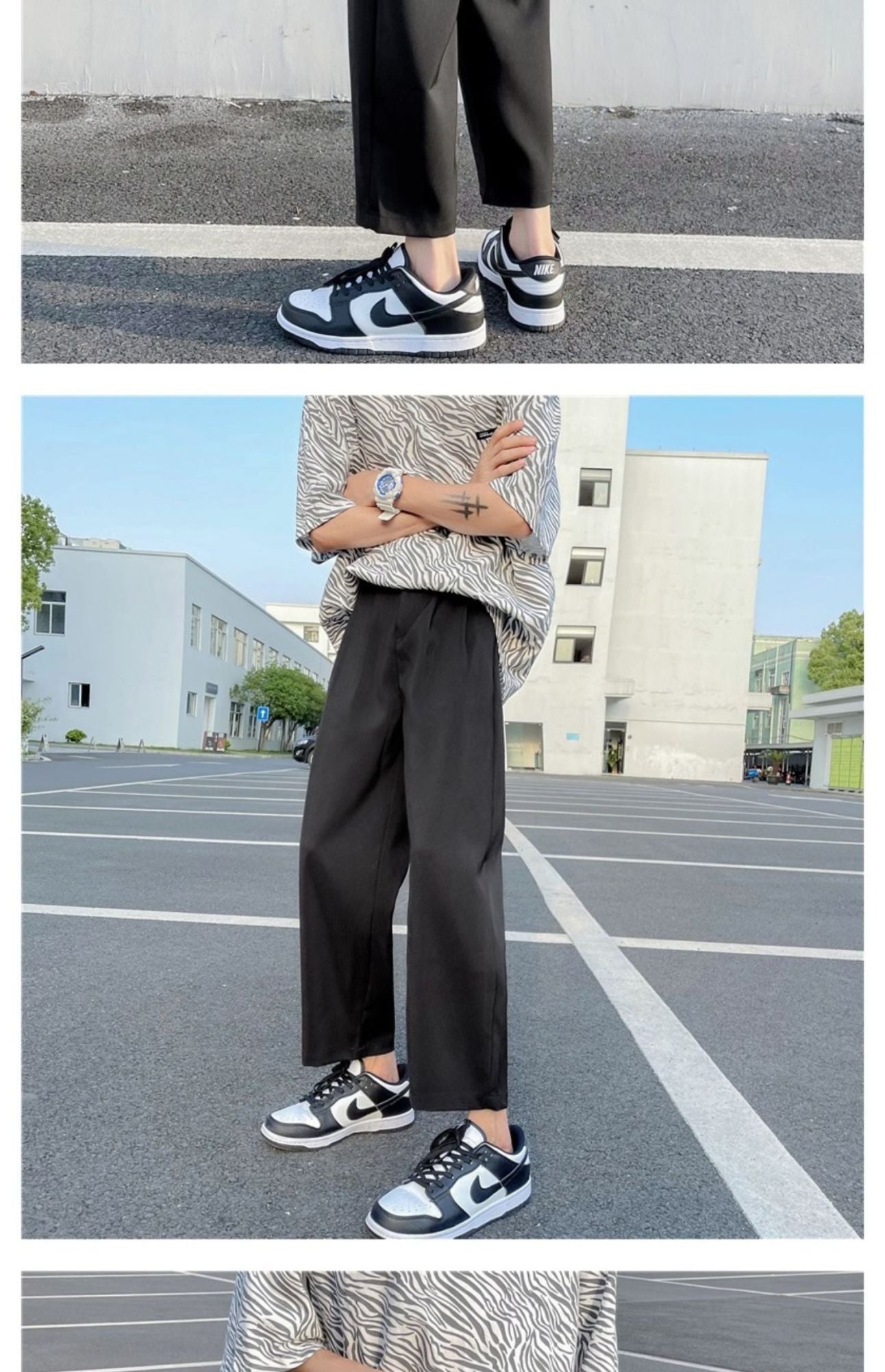 2025 Loose Men's Suit Solid Color Blazers Formal Office Pants Business Trousers Community Fashion Dress Korean Male Clothing X40
