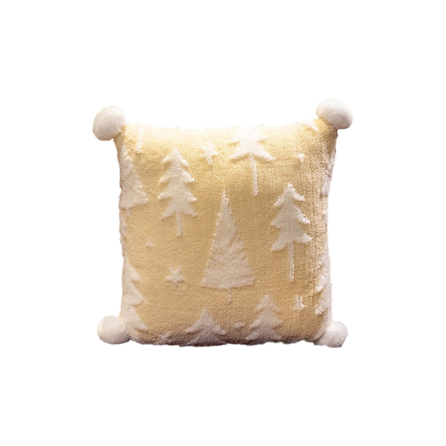 Christmas Pillow Snowflake Velvet Christmas Tree Elk Pillow Cushion Holiday Decoration Cushion Christmas Decorations